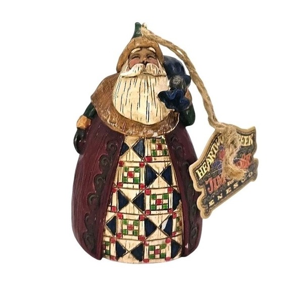 Jim Shore Santa Carrying Toy Sack 3.75" Heartwood Creek Ornament By Enesco VTG - Picture 1 of 12